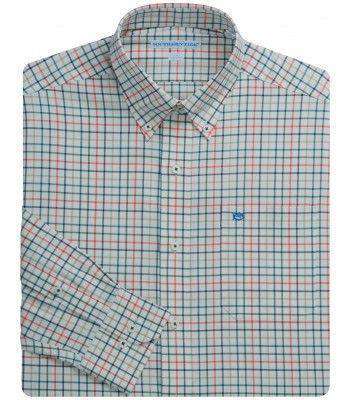 Blue Ridge Check Sport Shirt in Fall Creek by Southern Tide - Country Club Prep