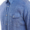 Bowspirit Linen Button Down in Indigo by Barbour - Country Club Prep