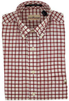 Button Down in Crimson Check by Cotton Brothers - Country Club Prep
