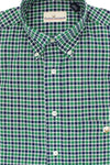 Button Down in Hunter Gingham by Cotton Brothers - Country Club Prep
