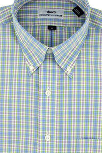 Button Down in Light Blue Plaid by Country Club Prep - Country Club Prep
