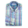 Button Down in Multi Summer Madras by Country Club Prep - Country Club Prep