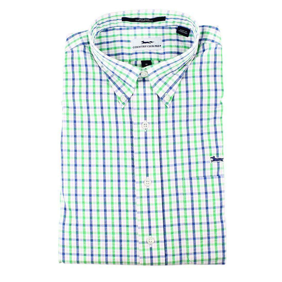 Button Down in Multi Tattersall by Country Club Prep - Country Club Prep