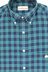 Button Down in Navy Green Plaid by Cotton Brothers - Country Club Prep