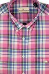 Button Down in Pink Plaid by Cotton Brothers - Country Club Prep