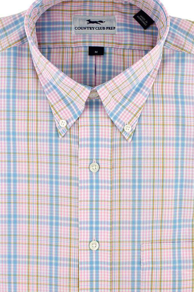 Button Down in Pink Plaid by Country Club Prep - Country Club Prep