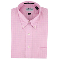 Button Down in Pink Window Pane Mini Check by Country Club Prep - Country Club Prep