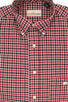 Button Down in Red Black Plaid by Cotton Brothers - Country Club Prep