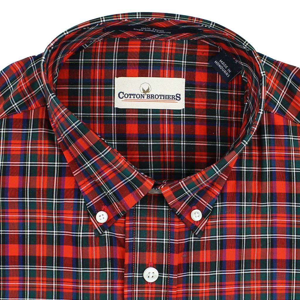 Button Down in Red Plaid by Cotton Brothers - Country Club Prep