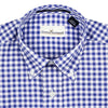 Button Down in Royal Blue Small Gingham by Cotton Brothers - Country Club Prep