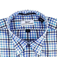 Button Down Navy & Blue Check by Country Club Prep - Country Club Prep