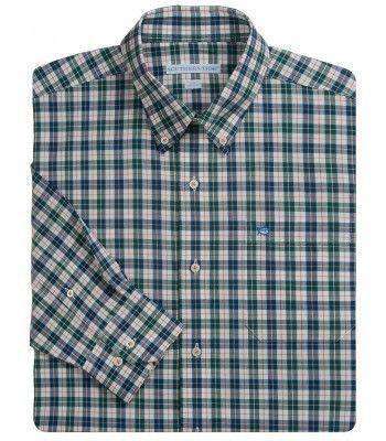 Caesars Head Plaid Classic Fit Sport Shirt in High Point by Southern Tide - Country Club Prep