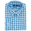 Caplewood Plaid Cotton Club Shirt in Biloxi Blue by The Southern Shirt Co. - Country Club Prep