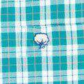 Caplewood Plaid Cotton Club Shirt in Tidal Teal by The Southern Shirt Co. - Country Club Prep