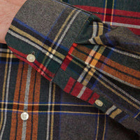 Castlebay Tailored Fit Button Down in Grey Marl by Barbour - Country Club Prep