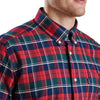 Castlebay Tailored Fit Button Down in Rich Red by Barbour - Country Club Prep