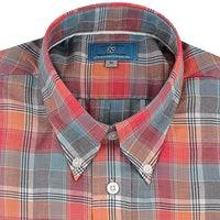Chase Long Sleeve Shirt in Harvest Plaid Dawn by Castaway Clothing - Country Club Prep