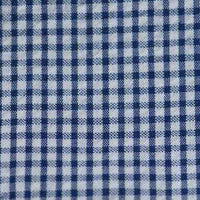 Chase Long Sleeve Shirt in Navy Gingham Seersucker by Castaway Clothing - Country Club Prep