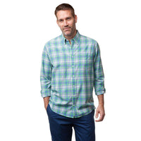 Chase Sport Shirt in Seaview Madras by Castaway Clothing - Country Club Prep
