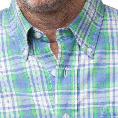 Chase Sport Shirt in Seaview Madras by Castaway Clothing - Country Club Prep