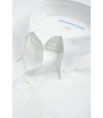 Classic Fit Royal Oxford in White by Southern Tide - Country Club Prep