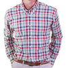 Classic Straight Gingham Wharf Shirt in Seafoam by Castaway Clothing - Country Club Prep