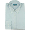 Classic Straight Wharf Shirt Blue Seersucker by Castaway Clothing - Country Club Prep