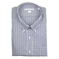 Classic Tattersall Sport Shirt in Deep Ocean by Southern Tide - Country Club Prep