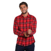 Conrad Button Down Shirt in Red & Grey by The Normal Brand - Country Club Prep