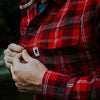 Conrad Button Down Shirt in Red & Grey by The Normal Brand - Country Club Prep