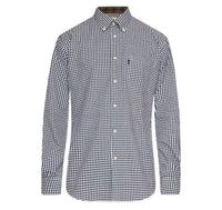 Country Gingham Shirt in Navy by Barbour - Country Club Prep