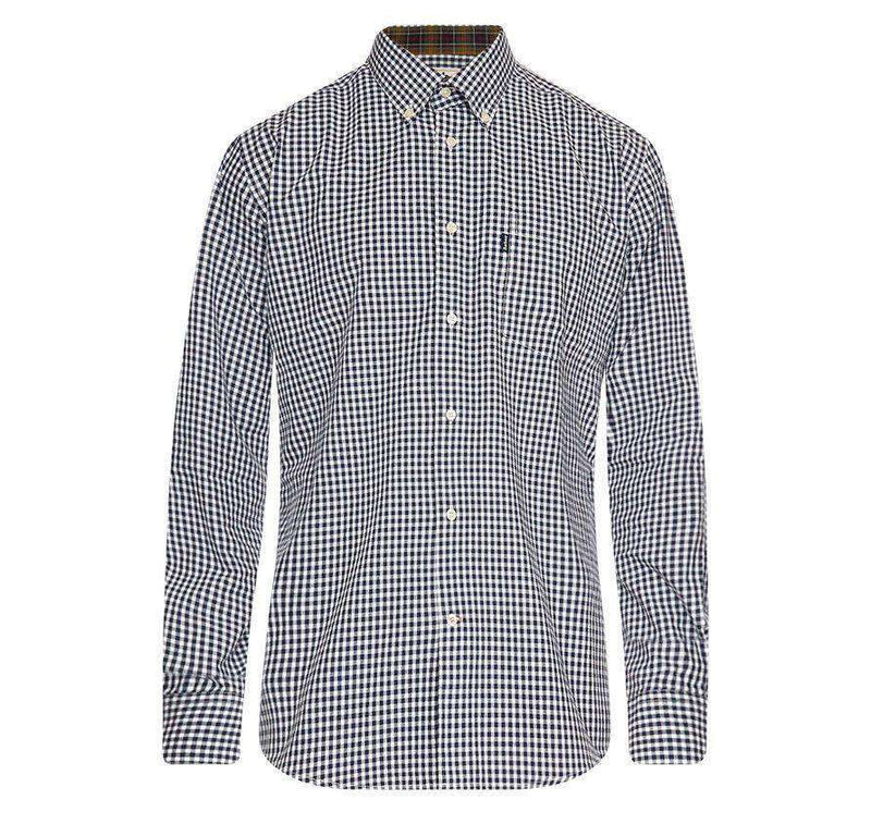 Country Gingham Shirt in Navy by Barbour - Country Club Prep