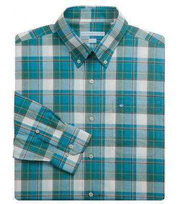 Cypress Gardens Classic Fit Sport Shirt in Pine Grove by Southern Tide - Country Club Prep