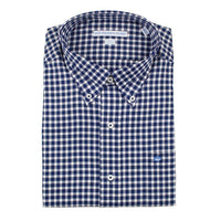 District Check Sport Shirt in Classic Blue by Southern Tide - Country Club Prep