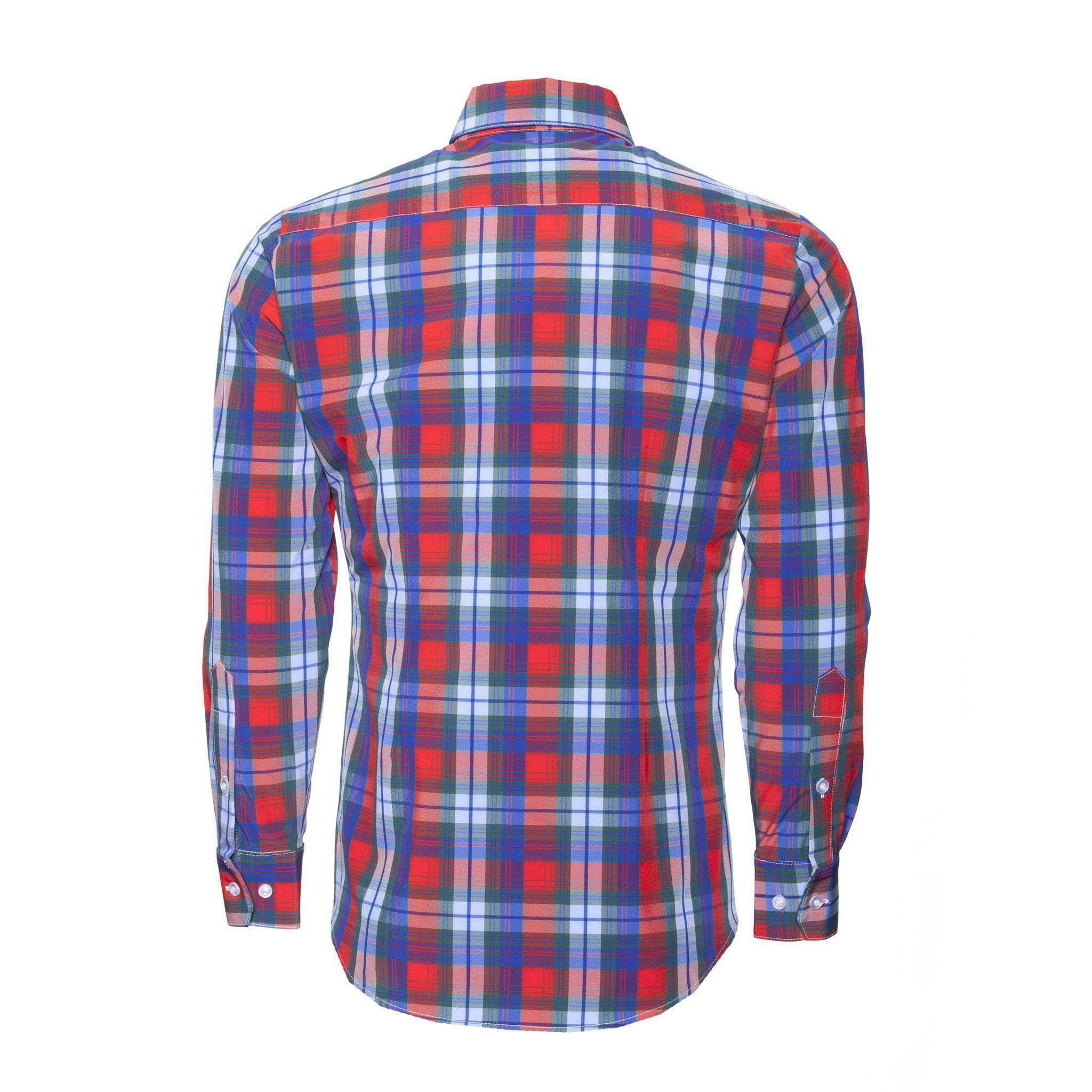 Eastman Dress Shirt in Multi Plaid by Mizzen + Main - Country Club Prep