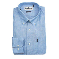 Frank Tailored Fit Button Down in Blue by Barbour - Country Club Prep