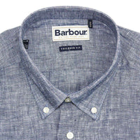 Frank Tailored Fit Button Down in Navy by Barbour - Country Club Prep