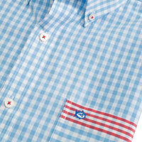 Freedom Gingham Short Sleeve Sport Shirt by Southern Tide - Country Club Prep