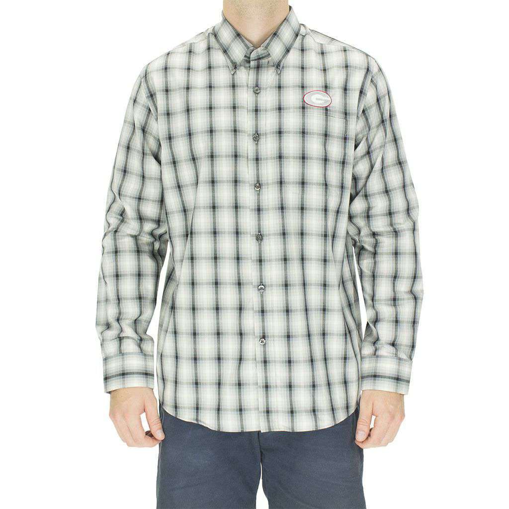 Georgia Button Down in North Point Plaid by Cutter & Buck - Country Club Prep