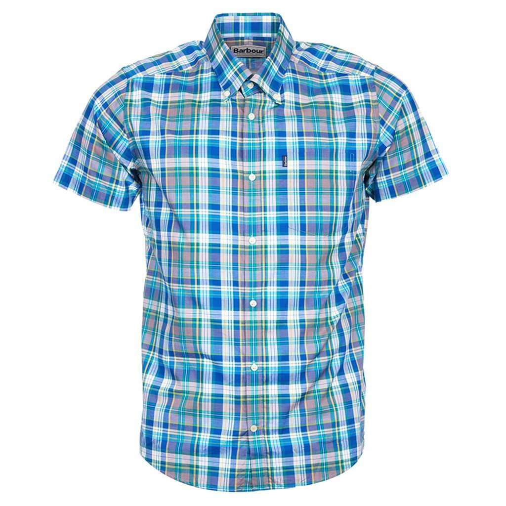 Gerald Short Sleeve Tailored Fit Shirt in Lawn by Barbour - Country Club Prep