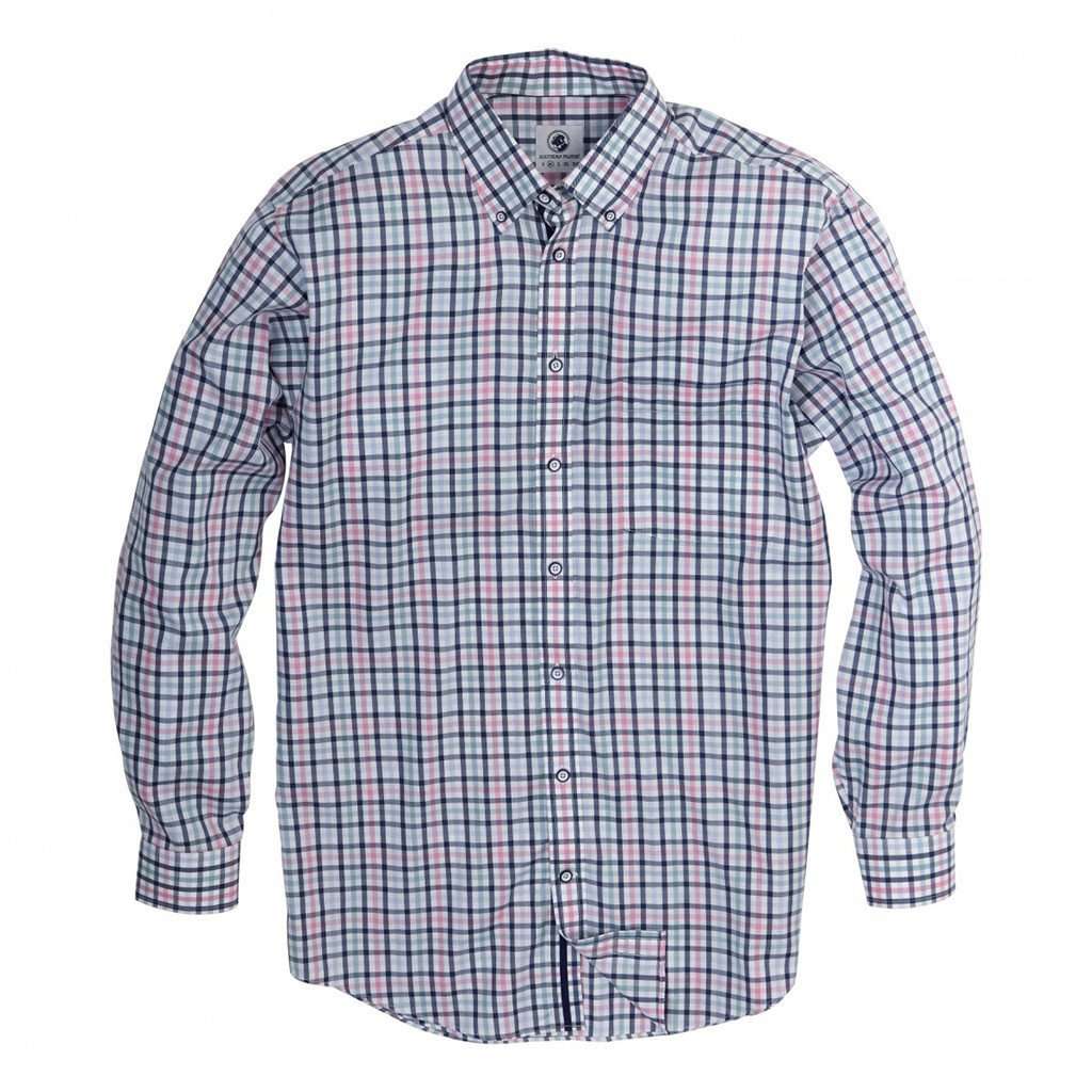 Goal Line Shirt in Multi Check by Southern Proper - Country Club Prep