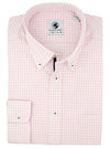 Goal Line Shirt in Pink Tattersall by Southern Proper - Country Club Prep