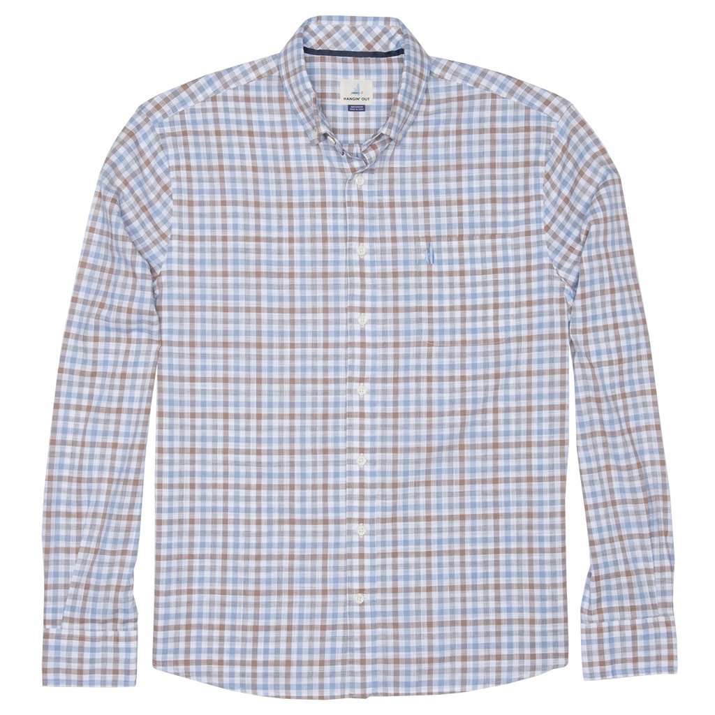 Grainger Hangin' Out Button Down Shirt in French Blue by Johnnie-O - Country Club Prep