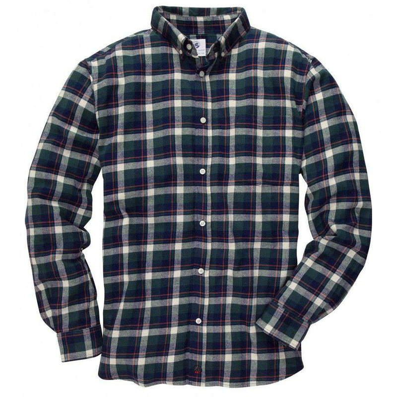 Gregory Southern Shirt in Green Plaid by Southern Proper - Country Club Prep