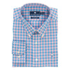Harbor Plaid Cotton Club Shirt in Harbor Blue by The Southern Shirt Co. - Country Club Prep