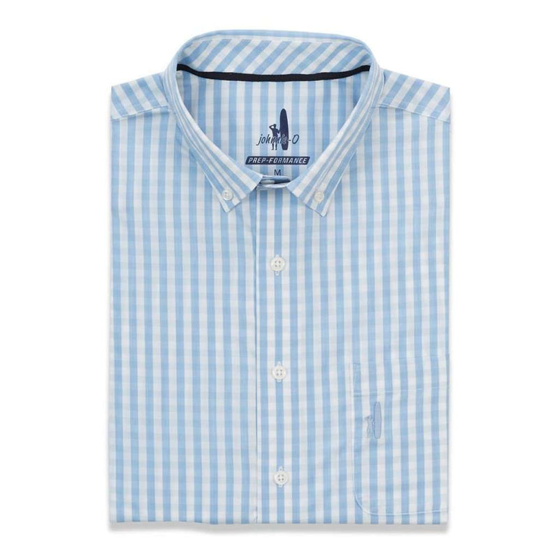 Hardy Prep-Formance Button Down in Cloud Blue by Johnnie-O - Country Club Prep