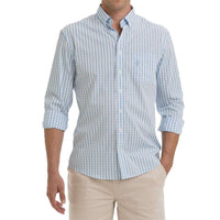 Hardy Prep-Formance Button Down in Cloud Blue by Johnnie-O - Country Club Prep