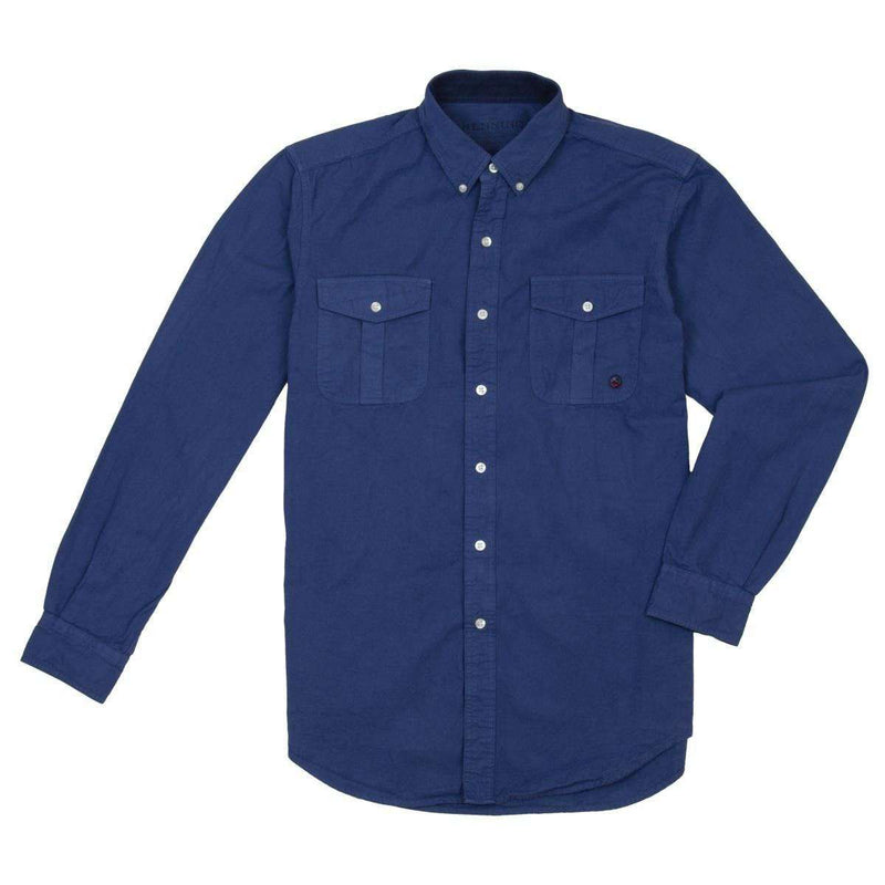 Henning Shirt in Faded Navy by Southern Proper - Country Club Prep