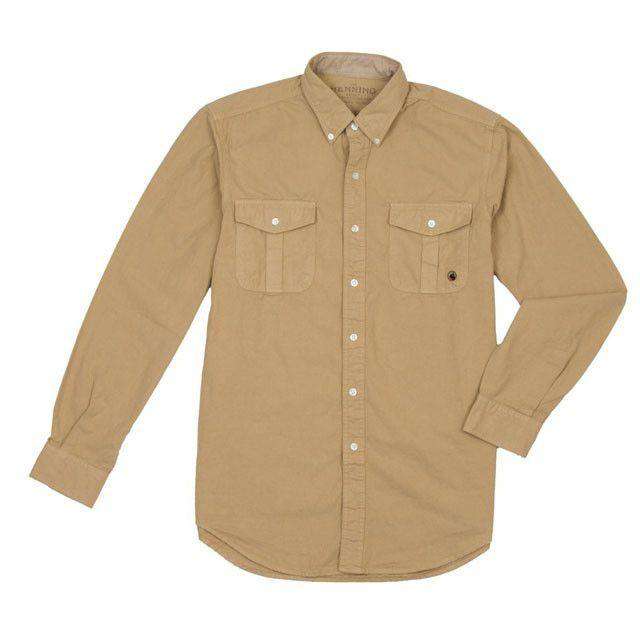 Henning Shirt in Khaki by Southern Proper - Country Club Prep