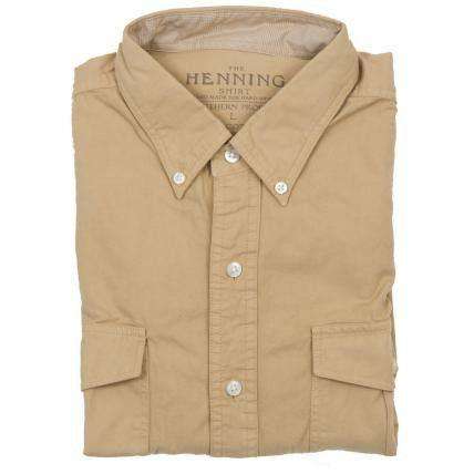 Henning Shirt in Khaki by Southern Proper - Country Club Prep